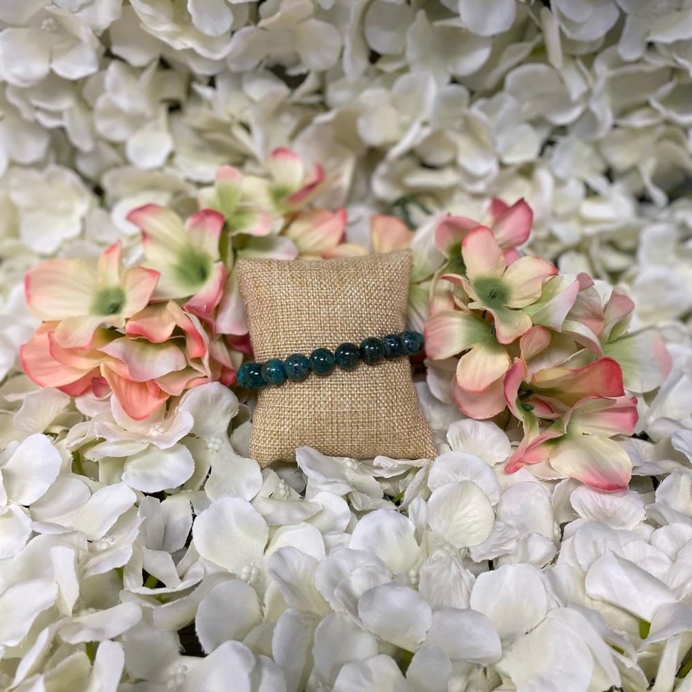 Chrysocolla Crystal Bracelet #635